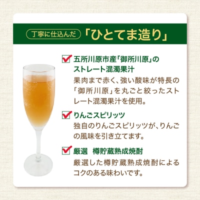りんごチューハイ 8% 330ml×12本 寶CRAFT<青森中まで赤～いりんご>