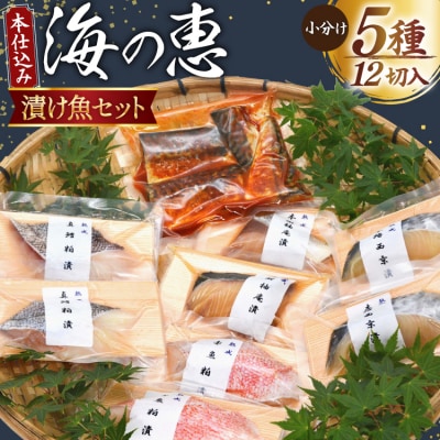 本仕込み海の恵5種セット(さば・タラ・ブリ・赤魚・サワラ)5種 12切入 [20563353]