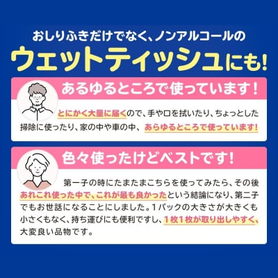 水分たっぷり純水99% おしりふき80枚入×36個(3P×12セット) [032T01]