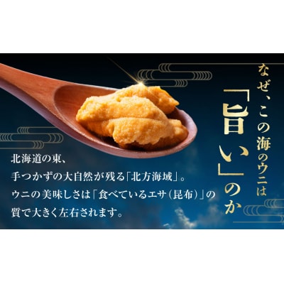 【特選】 塩水ウニ100g(エゾバフンウニ) うに 雲丹 F4F-0313