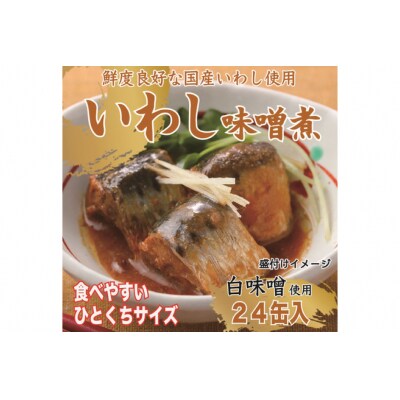 いわし味噌煮 170g×24缶【DHA・EPA・長期保存可能】 [20565211]