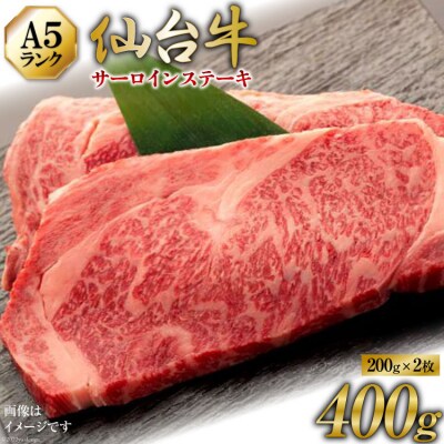 【仙台牛 A-5ランク】サーロインステーキ 200g ×2枚 セット [20565359]