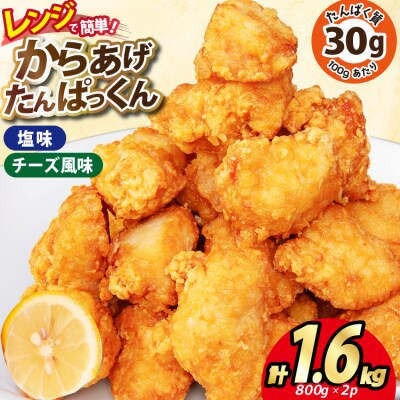 オガトレ監修 高タンパク 唐揚げ からあげたんぱっくん 2種セット 1.6kg [20564759]