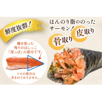 訳あり ノルウェー産 アトランティック サーモン はしっこ柵 尾っぽ柵 900g[20565735]