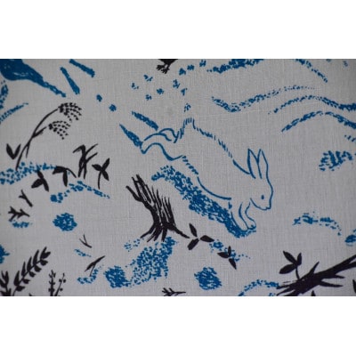 手染め　ファブリックパネル「冬の交差点」