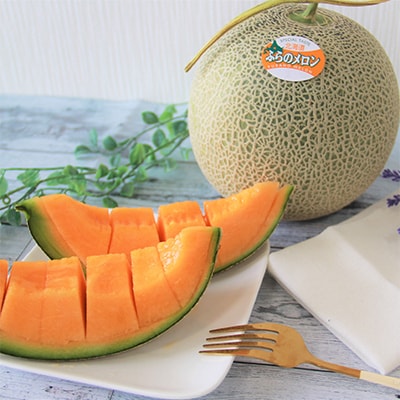 【2025年出荷】富良野メロン　秀品　赤肉約1.6kg×2玉