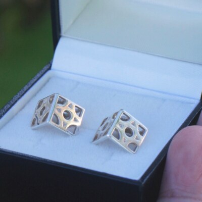 限定【沖縄ジュエリー】Hana Akari Silver Earrings