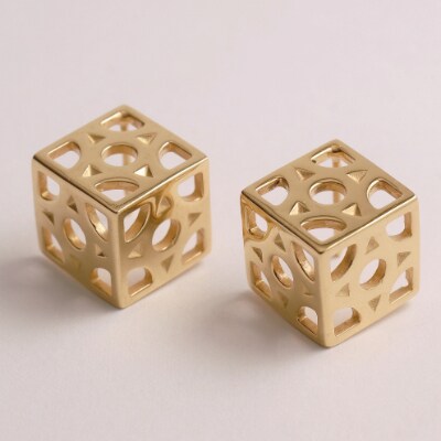 限定【沖縄ジュエリー】Hana Akari Gold Earrings