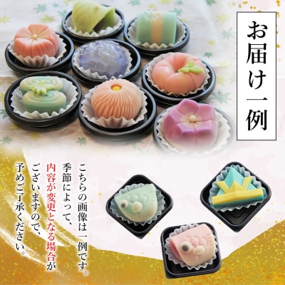 和菓子 合同会社武市神栄堂の上生菓子 8個入り yd-0019