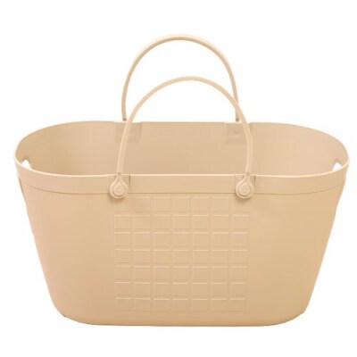 【エコマーク製品】トヨテックバスケット 2色(ベージュ・白)セット