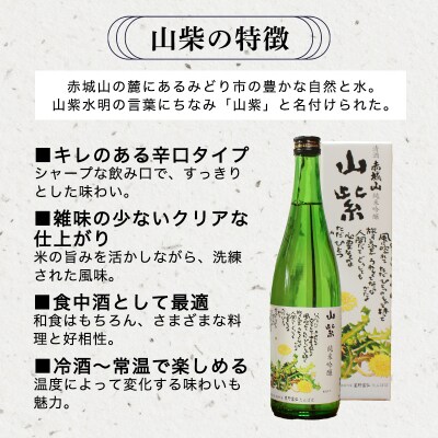清酒 赤城山「山紫」「花紫」2本セット【72】