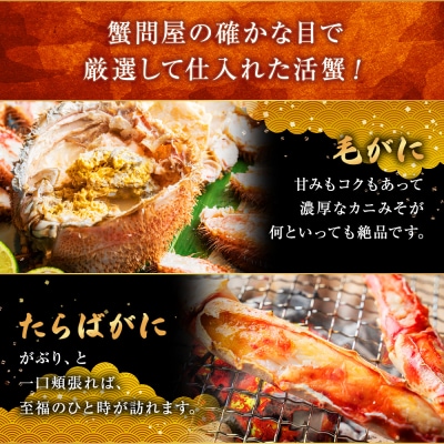 厳選!! 毛がに・たらばがにセット(B) ふるさと納税 かに 蟹