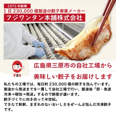 paoの無添加餃子「大地のちから 肉ぎょうざ」840g(約40個)  [058-008]