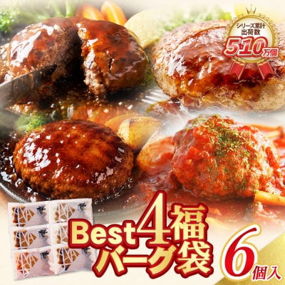 Best4 ハンバーグ 6個セット