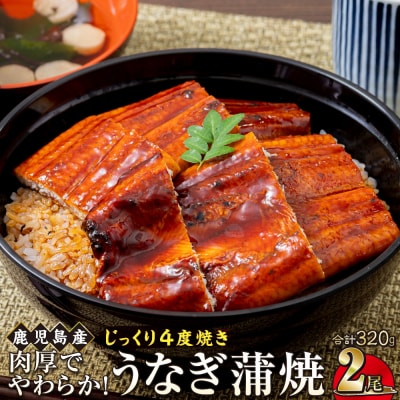 うなぎ 蒲焼 160g×2尾【鹿児島産】地下水で育てた逸品鰻