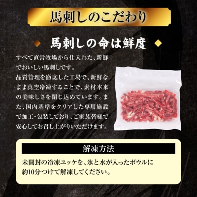 国産 熊本肥育 ユッケ 合計250g (50g×5パック)_298-6819