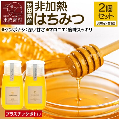 はちみつ2個セット(マロニエ・ケンポナシ プラスチックボトル)|07_bct-050201b
