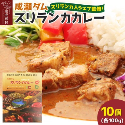 成瀬ダム スリランカカレー 100g×10個|07_tky-061001