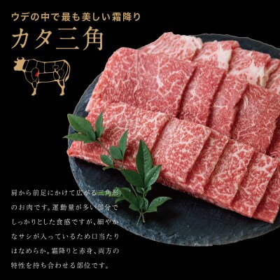 【お中元ギフト】鹿児島県産黒毛和牛 焼肉用 計600g 赤身希少部位2種セット