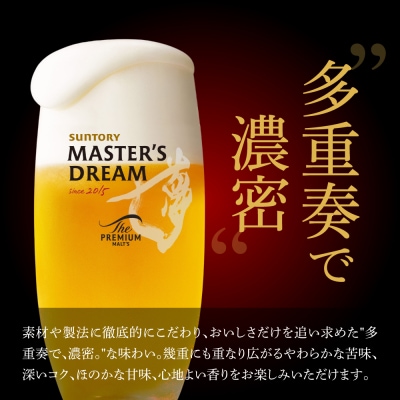 【2箱セット】サントリービール マスターズドリーム 350ml×24本 ch017-004ss