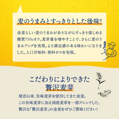 【2箱セット】金麦 糖質 75% オフ 350ml × 24本(2箱) ch016-009ss