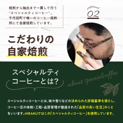 【3ヵ月定期便】自家焙煎コーヒー豆 100g×3ヵ月 種類おまかせ ch029-008