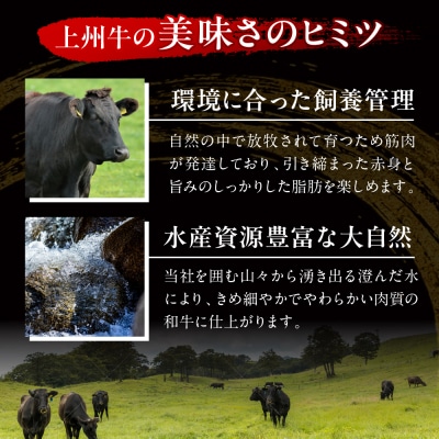 上州牛 カタ肉　薄切り大判(すきやき、焼肉等) 1.35kg(450g×3P) ch048-007r