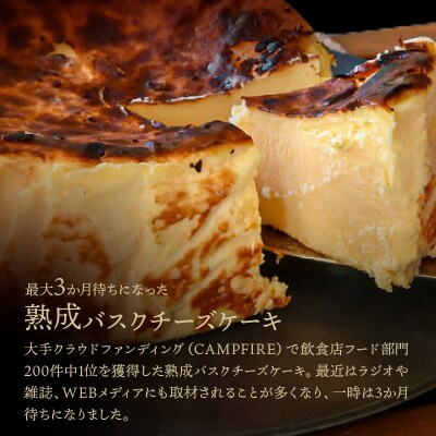 熟成と非熟成バスクチーズケーキ食べ比べセット_H0041-101