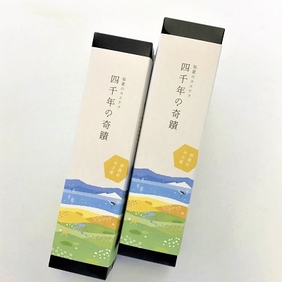 釧路湿原からの贈り物「秘蜜のカステラ 四千年の奇蹟」2本セット ふるさと納税 菓子