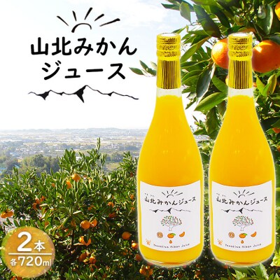 みかんジュース100% ジュース ストレート 720ml2本 山北 yk-0074