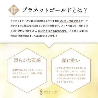 アクセサリー 【PALVON LOGO LARGE】プラネットゴールド ch015-033s001