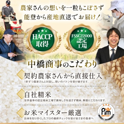 定期便 無洗米 石川米 こしひかり 5kg 3回 総計15kg [宝達志水町 38601336]