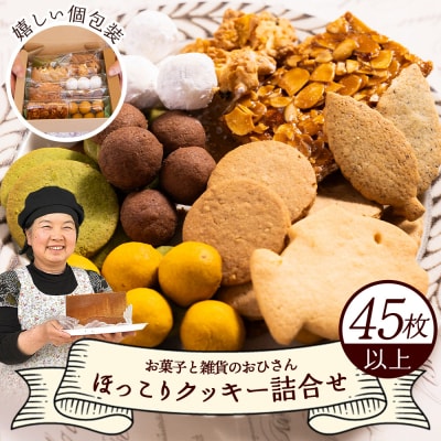 【詰め合わせ】クッキー 合計45枚以上 個包装 手作りクッキー 焼き菓子 人気 oh-0017