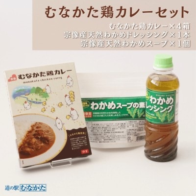 【道の駅むなかた】むなかた鶏カレー 定番メニューセット_HA1839