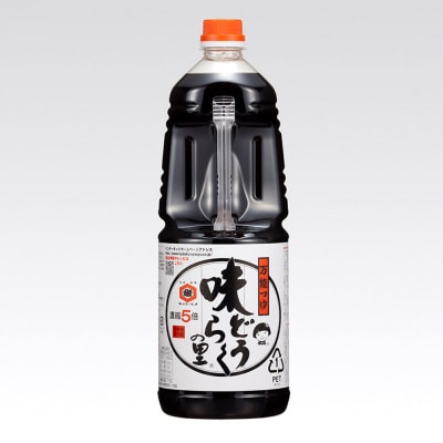 万能つゆ 味どうらくの里 1.8L×6本【東北醤油】|22_dkb-130601