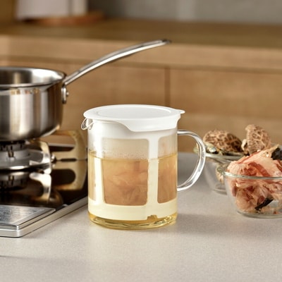 HARIO だしポット[DP-600-W]|ハリオ 耐熱 ガラス 食器 器 保存容器 _BE85