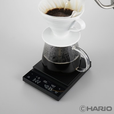 HARIO 耐熱ガラス透過ドリッパー築山セット(スケール付き) | ハリオ はりお _DL37