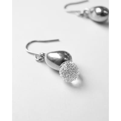 HARIO ピアス シズク HANS-SZ-P-TI | 耐熱 ガラス アクセサリー _FU20