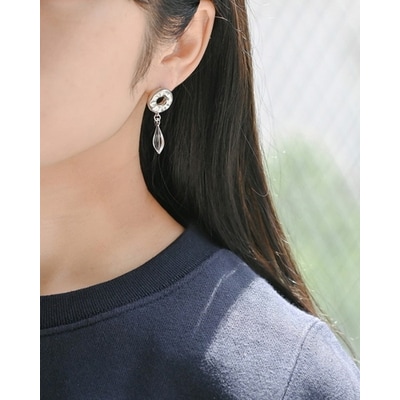 HARIO ピアス アメ HANS-AM-P-TI | 耐熱 ガラス アクセサリー _FU22