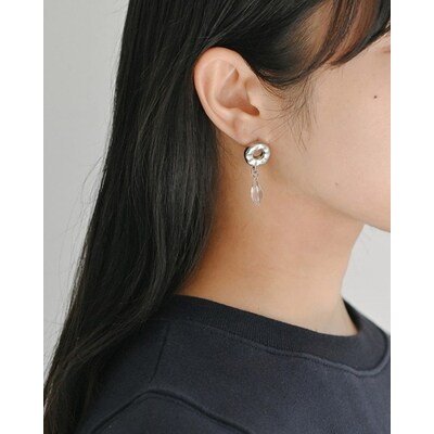 HARIO ピアス アメ HANS-AM-P-TI | 耐熱 ガラス アクセサリー _FU22