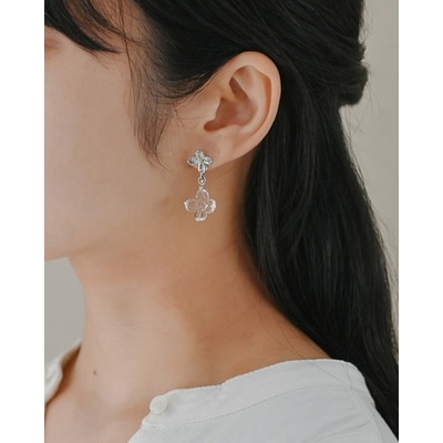 HARIO ピアス ハナタバ HANS-HT-P-TI | 耐熱 ガラス アクセサリー _FU24