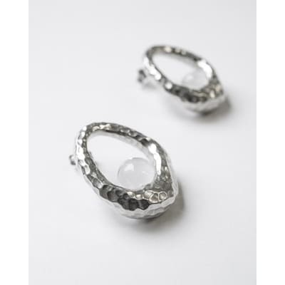 HARIO ピアス エン HANS-EN-P-TI | 耐熱 ガラス アクセサリー _FU28