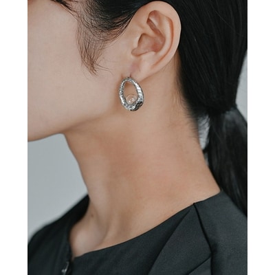 HARIO ピアス エン HANS-EN-P-TI | 耐熱 ガラス アクセサリー _FU28