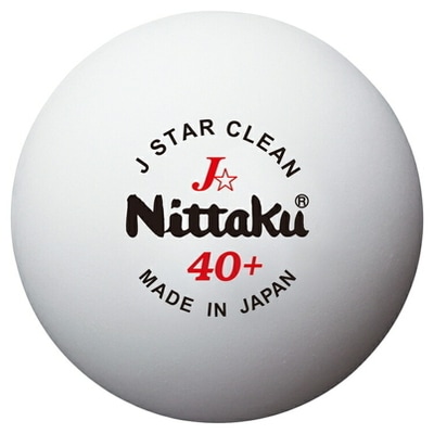 Nittaku Jスタークリーン 3個入×4セット|ニッタク にったく 卓球 玉 球 _AE32