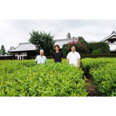 熟成栗で作った自家製「栗きんとん」8個&古河のさしま茶「太郎兵衛」120g×1袋 _BF07