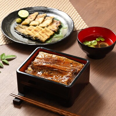 うなぎ 炭火 かば焼き・炭火 白焼きセット 特上 各2人前 備長木炭使用 老舗増田家 _ED12