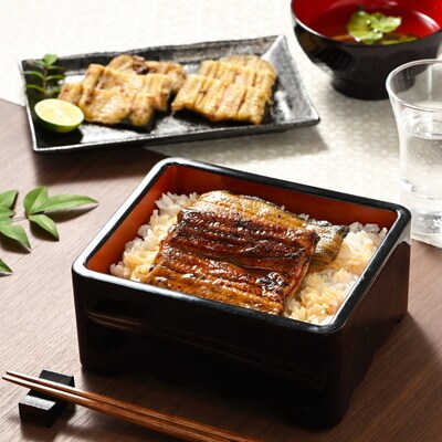 うなぎ 炭火 かば焼き・炭火 白焼きセット 上 各1人前 備長木炭使用 老舗増田家 _ED09