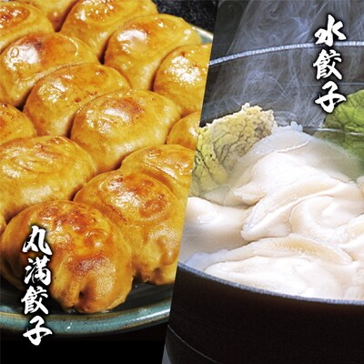 餃子づくしセット(G)焼餃子2包み(4人前)・水餃子2包み(4人前) | 餃子 焼餃子 _CO07