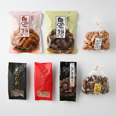 ミヤト製菓 お米の油の二度揚げかりんとう 7袋(7種)セット | かりんとう _EF01