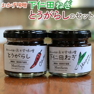 【無添加】おかず味噌 下仁田ねぎととうがらしのセット | みそ 味噌 ミソ おかず味噌 _BI91